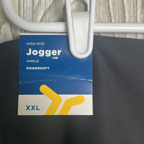 Women’s High-Waisted PowerSoft Joggers Black NWT Size XXL - Picture 4 of 5